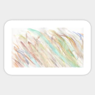 Abstract Watercolour Lines Sticker